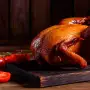 Pollo entero ahumado al estilo criollo